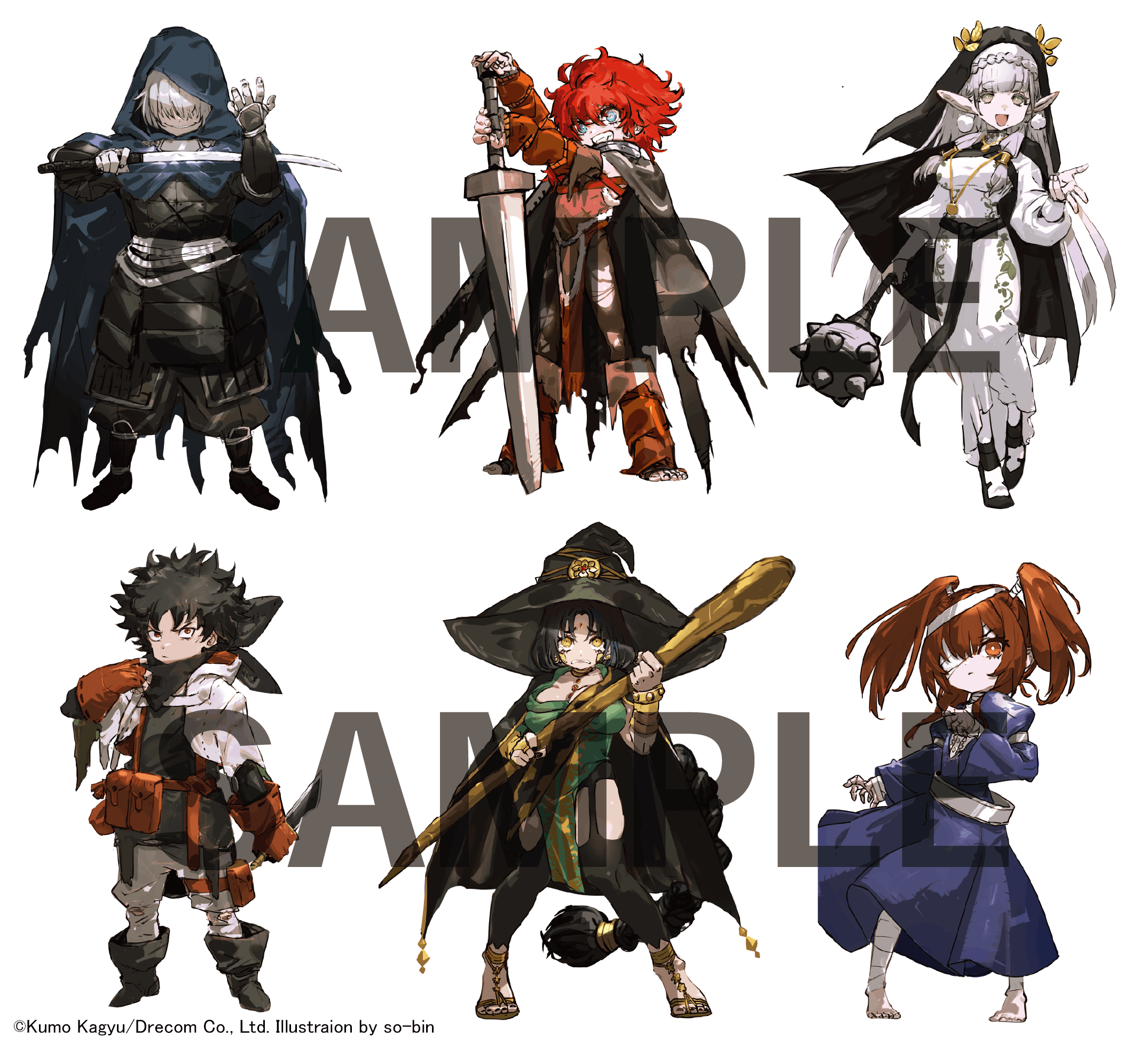 『モンスタースラッシャー ～ブレイド＆バスタード ボードゲーム～』サンプル