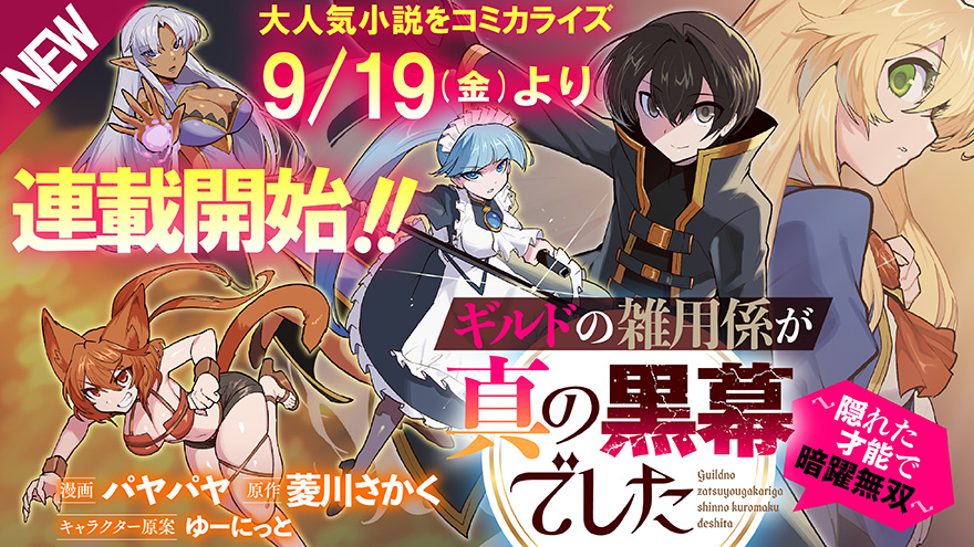 ギルドの雑用係が真の黒幕でした ～隠れた才能で暗躍無双～